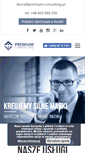 Mobile Screenshot of premium-consulting.pl